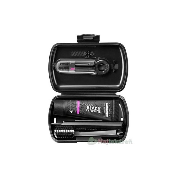 CURAPROX Travel set Black Is White