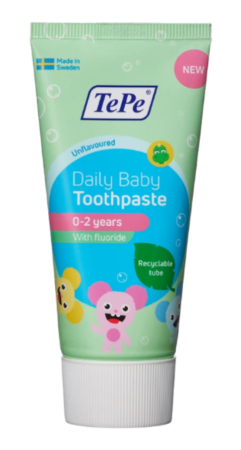 E-shop TePe Daily Baby zubná pasta pre batoľatá do 2 rokov, 50 ml