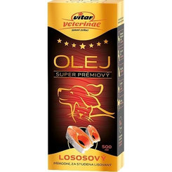 VITAR Veterinae Lososový olej pre psy a mačky 500ml