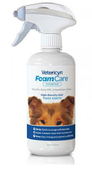 Šampón Vetericyn FoamCare + kondicionér for thick coat pre psov, mačky a hlodavce 473ml