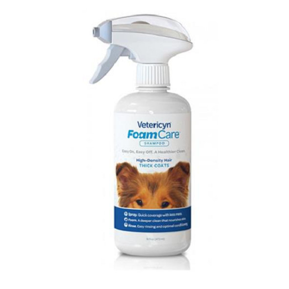 Šampón Vetericyn FoamCare + kondicionér for thick coat pre psov, mačky a hlodavce 473ml