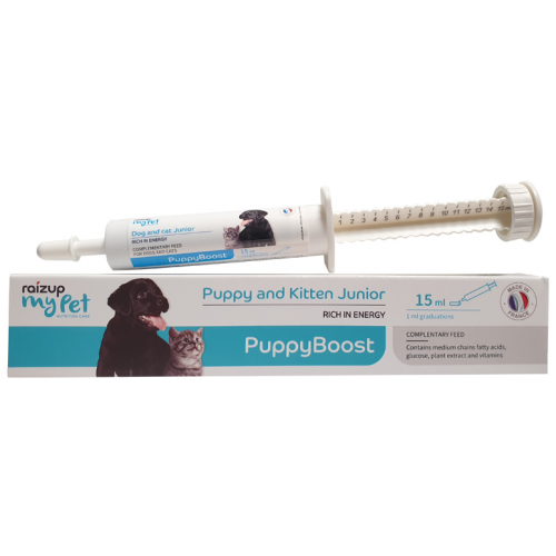 E-shop PuppyBoost pasta doplnkové vysokoenergetické krmivo pre novonarodené šteňatá a mačiatka 15ml
