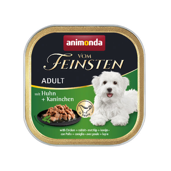 Animonda Vom Feinsten dog ADULT kura a králik konzervy pre psy 11x150g