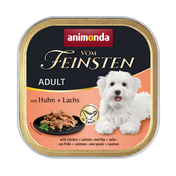 Animonda Vom Feinsten dog ADULT kura a losos konzervy pre psy 11x150g