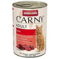 Animonda CARNY® cat Adult hovädzie mäso a morka konzervy pre mačky 12x400g