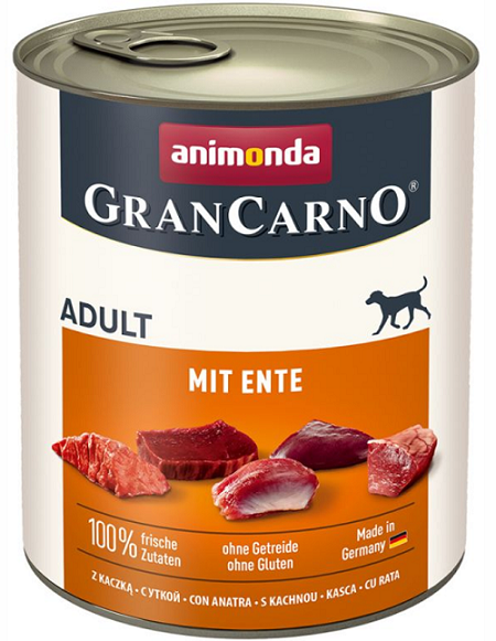 E-shop Animonda GRANCARNO® dog adult kačka konzervy pre psy 6x800g