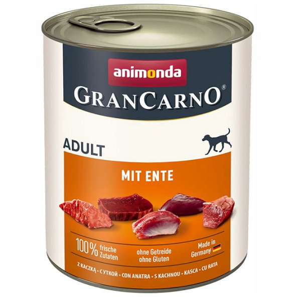 Animonda GRANCARNO® dog adult kačka konzervy pre psy 6x400g