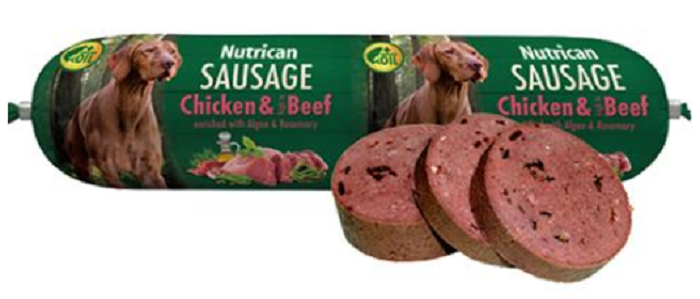 E-shop Nutrican Sausage Chicken & Beef saláma pre psy 800g