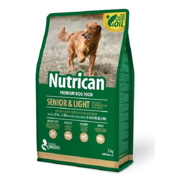 NutriCan Senior & Light granule pre psy 3kg