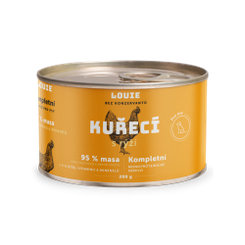LOUIE Konzerva LOUIE kuracie s ryžou 200g pre psov