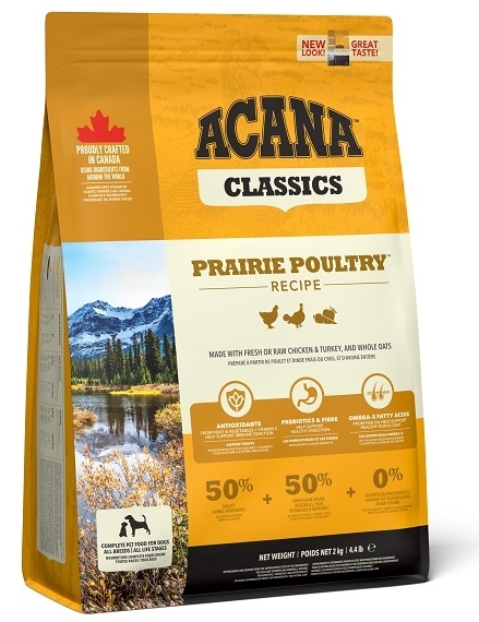 E-shop ACANA Classics Prairie Poultry granule pre psy 2kg