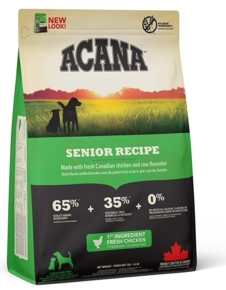 E-shop ACANA Heritage Senior Recipe granule pre psy 2kg