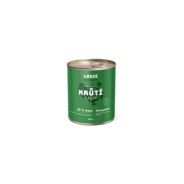 LOUIE Konzerva LOUIE morka s ryžou 800g pre psov