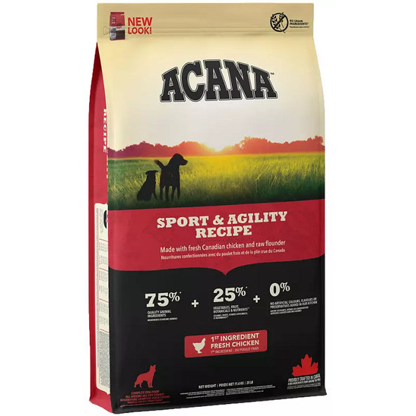 ACANA Heritage Sport Recipe granule pre psy 17kg
