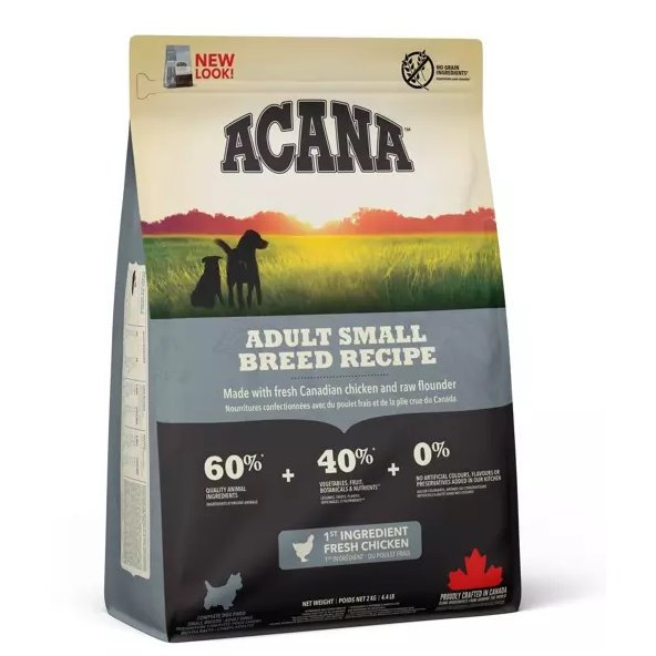 ACANA Heritage Adult Small breed granule pre psy 2kg