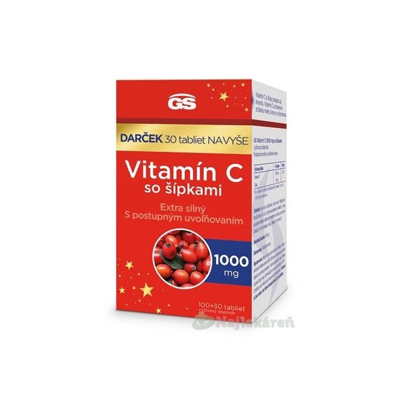 GS Vitamín C 1000 mg so šípkami darček2023