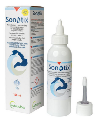 E-shop Sonotix rebalancujúci ušný čistič pre psy a mačky 120ml