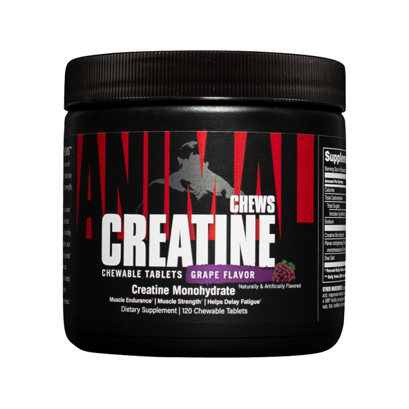 Animal Creatine Chews - Universal Nutrition hrozno 120 tabliet