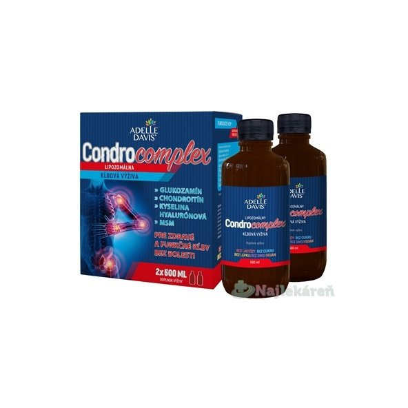 Adelle Davis CondroComplex lipozomalna kĺbová výživa 2x500 ml