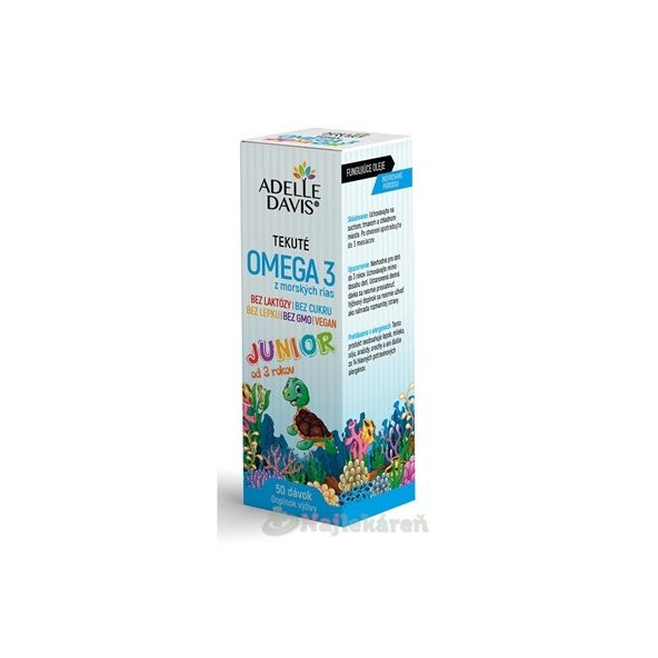 Adelle Davis OMEGA 3 z morských rias JUNIOR tekuté 50 ml