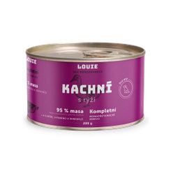 LOUIE Konzerva LOUIE kačacie s ryžou 200g pre psov