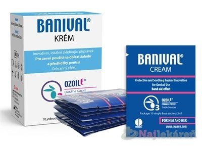 E-shop BANIVAL krém (na balanopostitidy, OzoilE) vrecká 10x3 ml