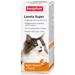 Kvapky Beaphar vyživujúce srsť Laveta Super pre mačky 50ml