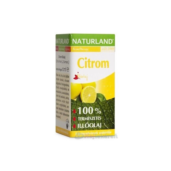 NATURLAND 100% ÉTERICKÝ OLEJ CITRÓN, 1x10 ml
