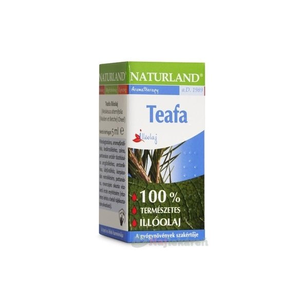 NATURLAND 100% ÉTERICKÝ OLEJ TEA-TREE, 1x5 ml