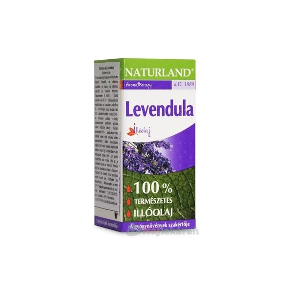 NATURLAND 100% ÉTERICKÝ OLEJ LEVANDUĽA, 1x10 ml