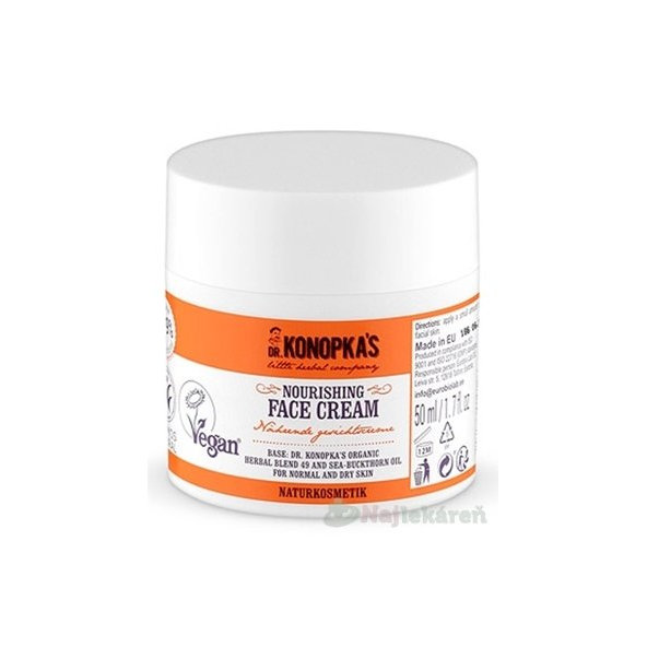 Dr. Konopka Vyživovací krém na tvár 50ml