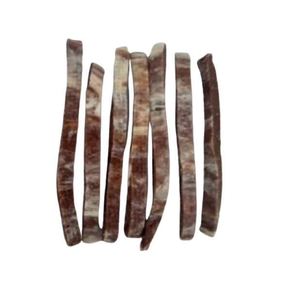 Maškrta Salač Prúžky kačacie s treskou mäkké pre psy a mačky 250g