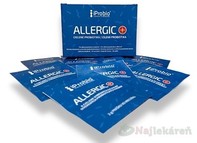 E-shop iProbio Allergic+ cielené probiotikum 30 vreciek