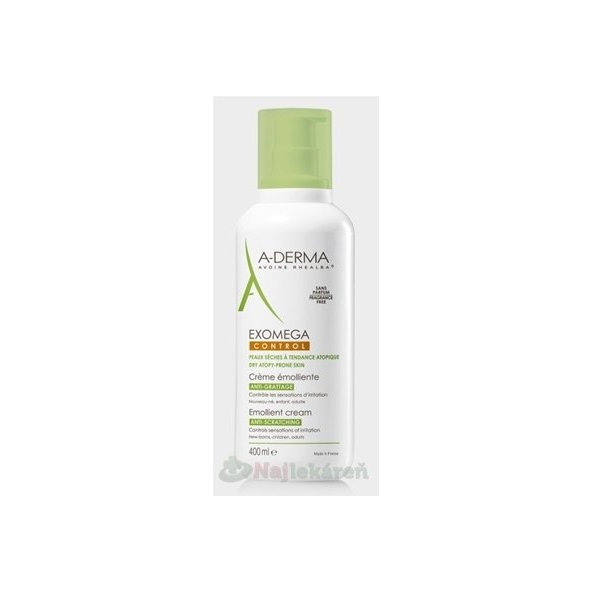 A-DERMA EXOMEGA CONTROL emolienčný krém 400ml