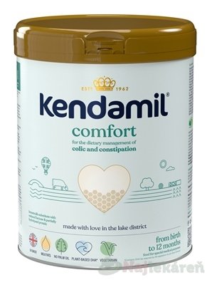 E-shop KENDAMIL Comfort dojčenská výživa na diétny režim (od narodenia do 12. mesiacov) 800 g