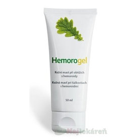 Hemorogel kožná masť pri ťažkostiach s hemoroidmi 50 ml