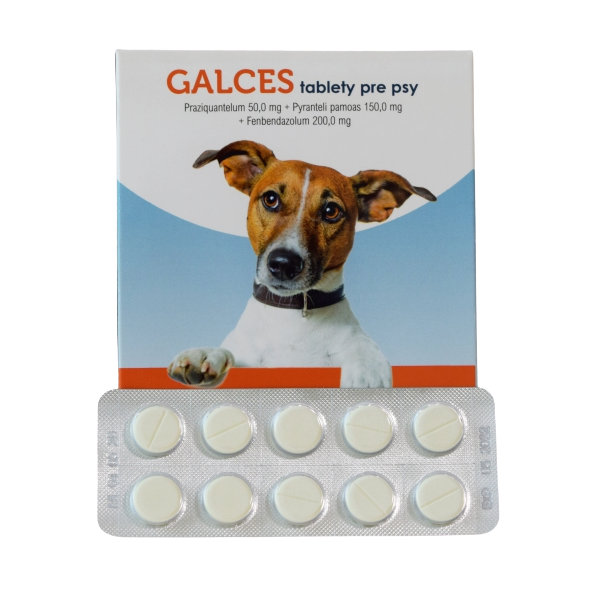 Galces tablety na odčervenie psov 100tbl