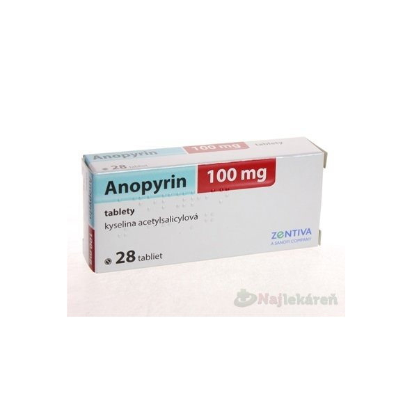 Anopyrin 100mg 28tbl