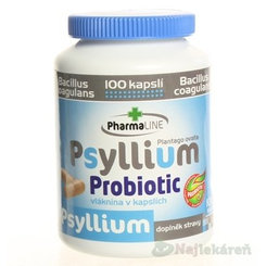 PharmaLINE Psyllium Probiotic výživový doplnok, 100ks