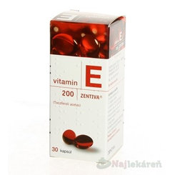 Zentiva VITAMÍN E 200mg 30cps