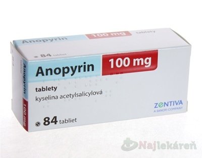 E-shop Anopyrin 100 mg 84 tbl