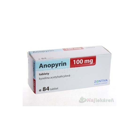 Anopyrin 100 mg 84 tbl