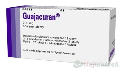 E-shop Guajacuran 200 mg 50 tbl