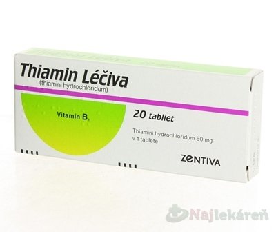 E-shop Zentiva THIAMIN LÉČIVA 20tbl