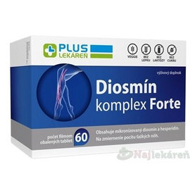 PLUS LEKÁREŇ Diosmín komplex Forte 60 tbl