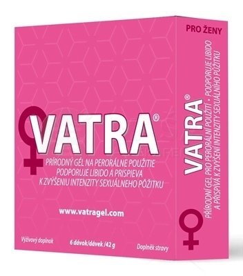 E-shop VATRA pre ženy gél vo vrecúškach na perorálne použitie 6x7g