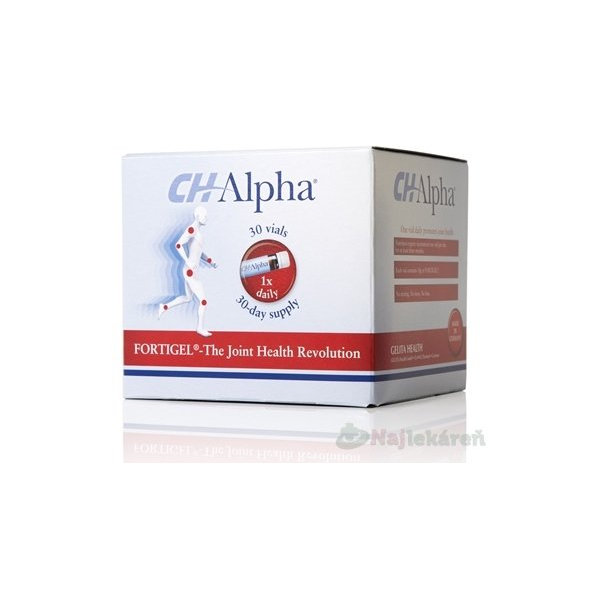 CH-Alpha výživový doplnok s kolagénom a vitamínom C, 30ks x 25 ml