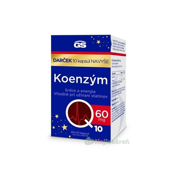 GS Koenzým Q10 60 mg darček 2023