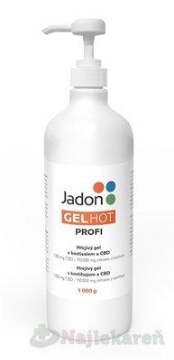 E-shop Jadon GEL HOT Profihrejivý gél s kostihojom a CBD 1000 g