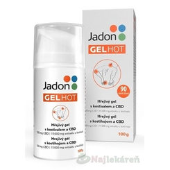 Jadon GEL HOT hrejivý gél s kostihojom a CBD 100 g